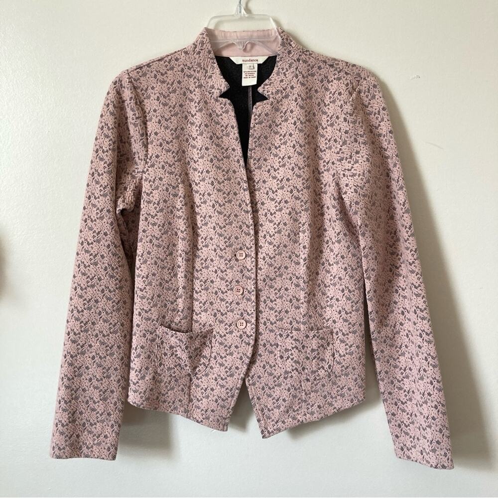 Sundance Catalog Lace Illusion Tux Blazer Jacket Size 2